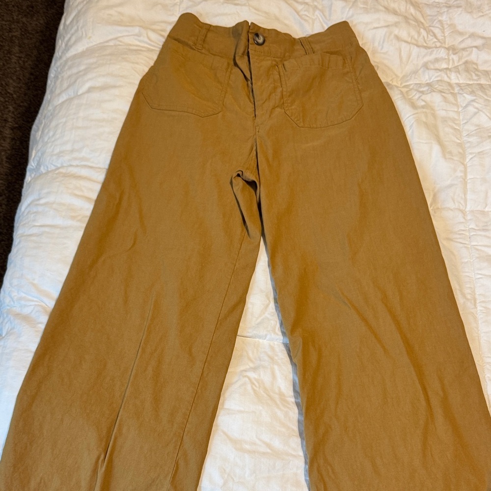 Maeve by Anthropologie The Colette Kakhi Viscose Linen Sz 28